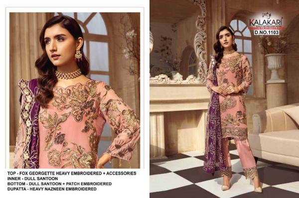 Kalakari Zeenat Georgette Embroidery Pakistani Salwar